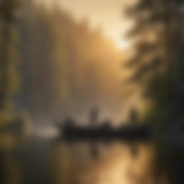 Mastering the Art of Casting Expert Angler Casting Flawless Line at Sunset