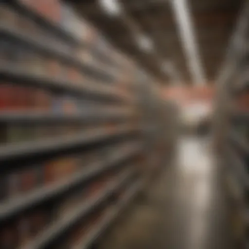 Aisle of diverse hardware supplies at Ace Hardware