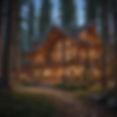 Cozy Lodge in the Pine Forest A cozy lodge nestled in the pine forest of Lake Tahoe
