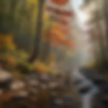 Vibrant Smoky Mountains Colorful foliage in Great Smoky Mountains National Park