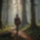Humboldt's Exploration Illustration of Alexander von Humboldt exploring the American forests