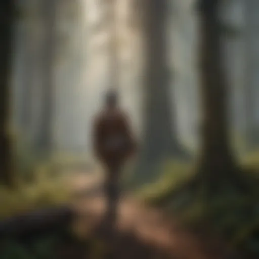 Humboldt's Exploration Illustration of Alexander von Humboldt exploring the American forests