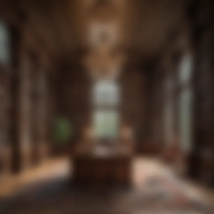 Elegant legal library in Georgia