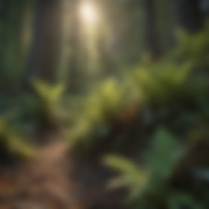 Diverse flora along the Bald Mountain Hiking Trail