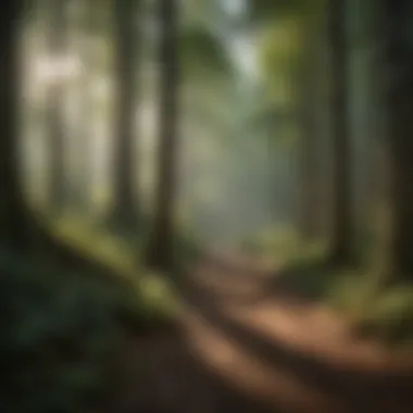 Tranquil Forests of West Virginia Serene forests of West Virginia along the trail