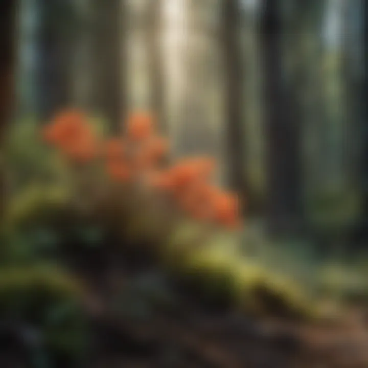 A close-up of unique flora found on Bend's trails