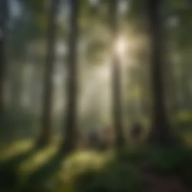 Community and Connection: Veterans Bonding in Nature A group of veterans enjoying a picnic in a scenic national park