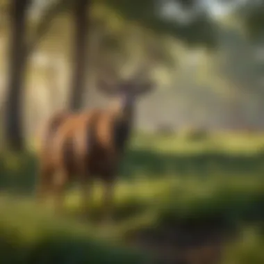 Thriving Wildlife in Pasture Rx Habitat Native wildlife thriving in Pasture Rx environment
