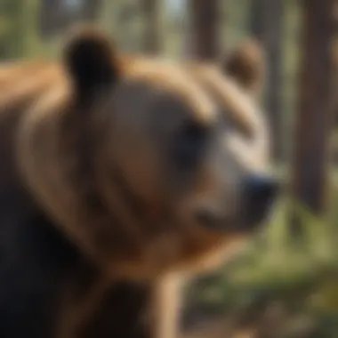 A close-up of native wildlife in Big Bear