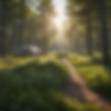 Lush Greenery of Big Meadows Scenic view of Big Meadows Campground showcasing lush greenery and serene landscapes