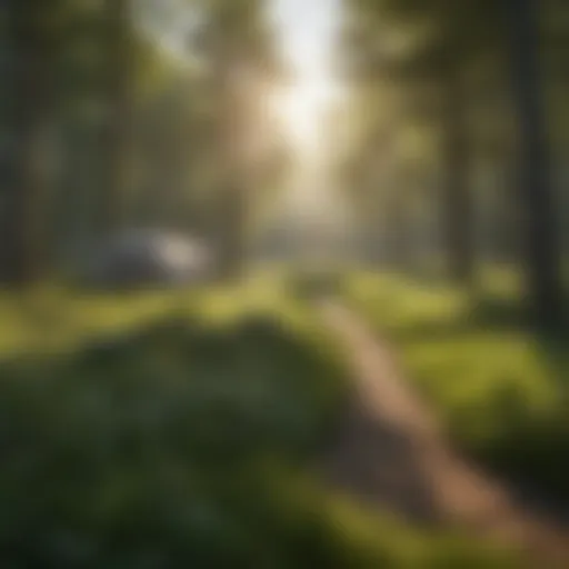 Lush Greenery of Big Meadows Scenic view of Big Meadows Campground showcasing lush greenery and serene landscapes