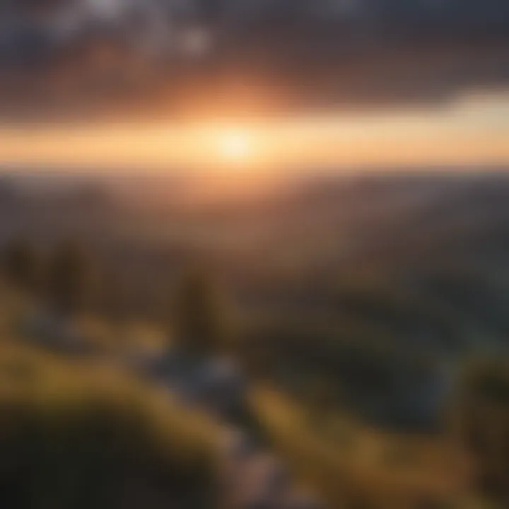 Majestic Sunrise Over Black Hills Majestic view of the Black Hills at sunrise