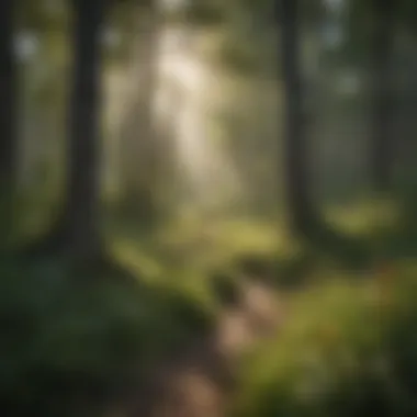 Ecological Diversity in the Black Hills Lush forest ecosystems teeming with diverse flora and fauna in Black Hills State Park.