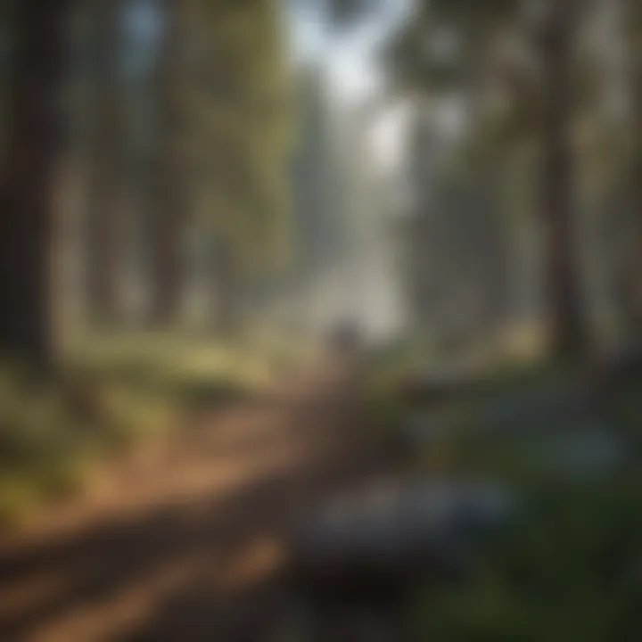 Wildlife spotted near a BLM campsite in a serene landscape