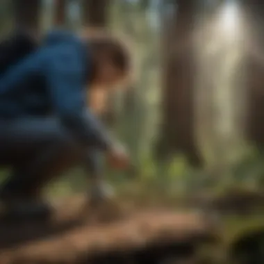 Students practicing photography outdoors in Boise