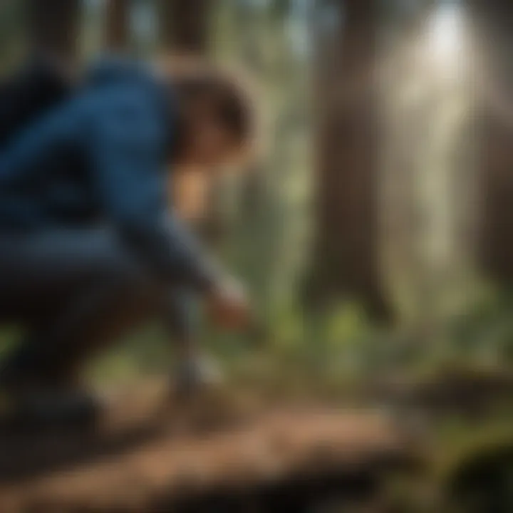 Students practicing photography outdoors in Boise