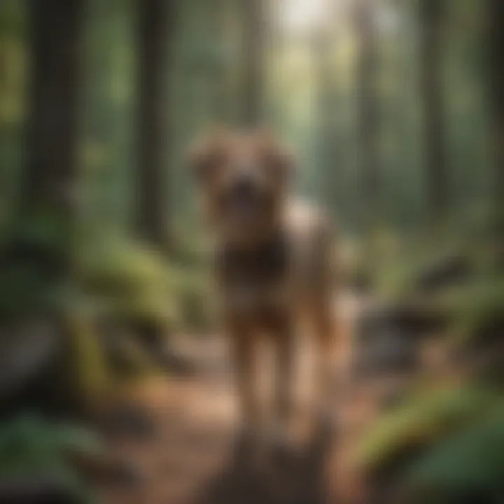 Wilderness Adventure with Furry Companions Dog-friendly hiking trail in New Hampshire wilderness