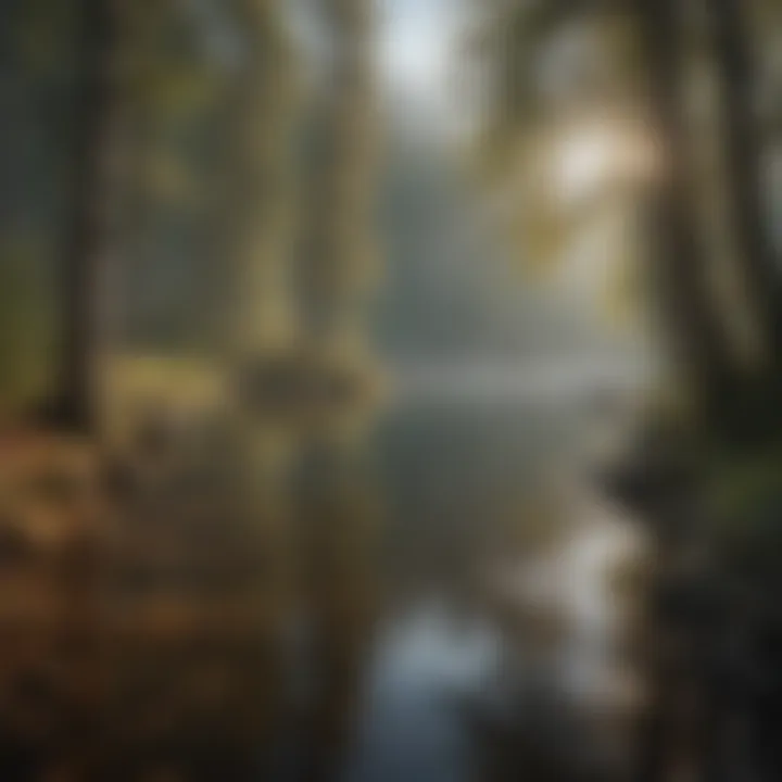 Crystal Clear Lake Reflection