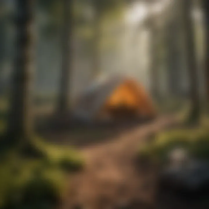 Sustainable Camping Practices at Sherwood Forest Sustainable camping practices in action