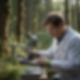 Scientist conducting cutting-edge research in a laboratory setting