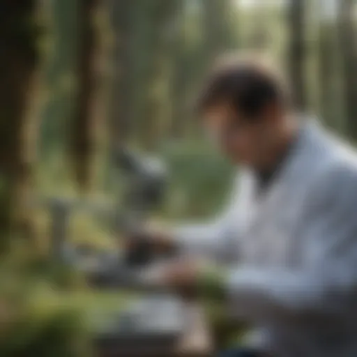 Scientist conducting cutting-edge research in a laboratory setting