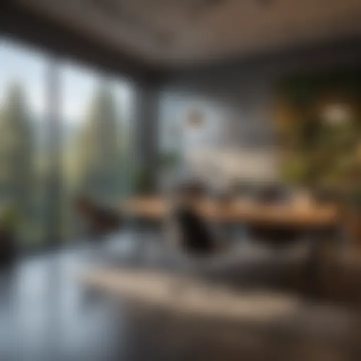 Tech startup office interior design
