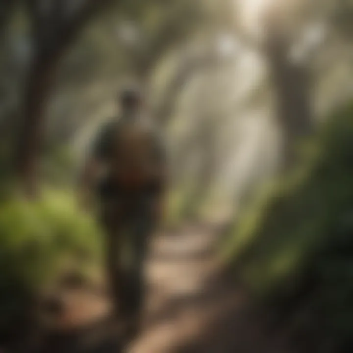 Park ranger patrolling the trails of Table Mountain