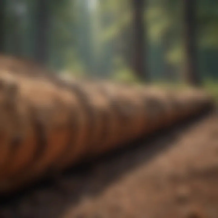 Intricate Cedar Log Grading Process