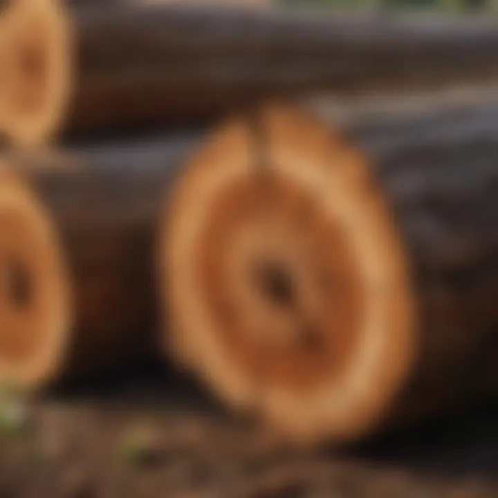 Precision Cutting of Cedar Logs