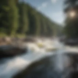 Thrilling rapids of Chattooga River