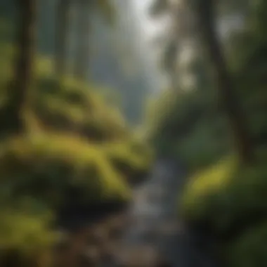 Flora Diversity in the Columbia River Gorge Diverse flora showcasing the rich ecosystems found within the gorge