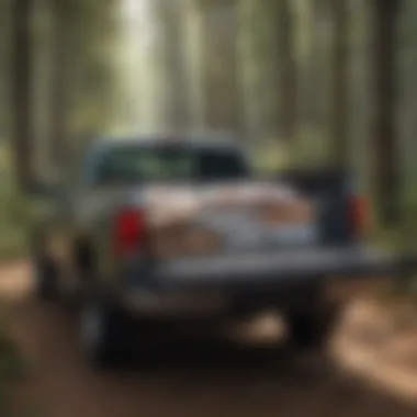 Efficient Packing Arrangement Efficient packing arrangement in pickup truck bed