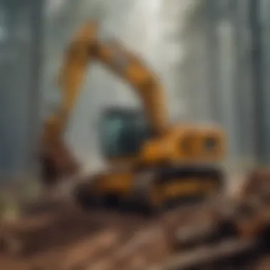 Cutting-Edge Forestry Construction Machinery Innovative forestry construction equipment in action