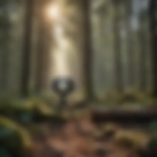 Precision mapping and surveying equipment in a forest setting