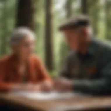 Collaborative Data Entry for Senior Couple Senior couple collaborating on data entry project