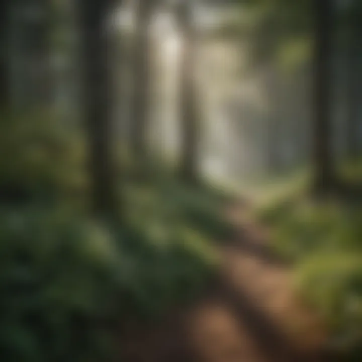 Diverse Flora of Deerhaven Lush forest landscape showcasing diverse flora in Deerhaven