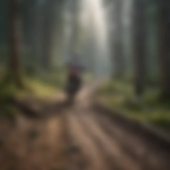 Mountainous Dirt Bike Trail
