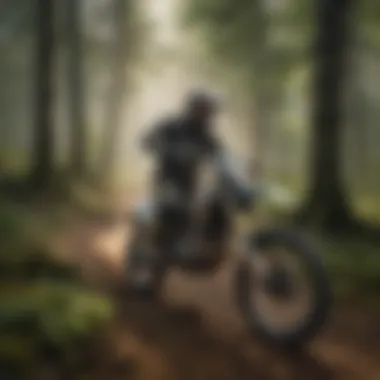 Sylvan Wilderness Ride Scenic Forest Dirt Bike Trail