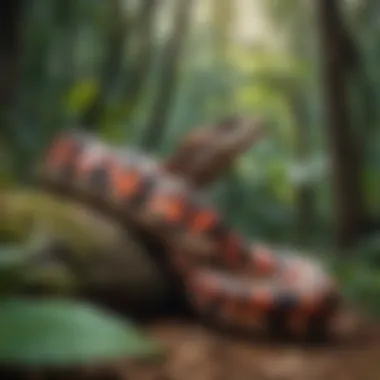 Colorful Constrictor in Tropical Setting Colorful Constrictor in Tropical Setting