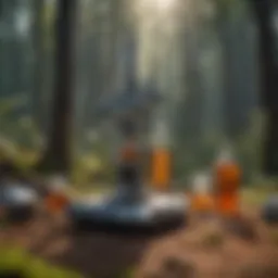 DNA extraction equipment with scientific tools