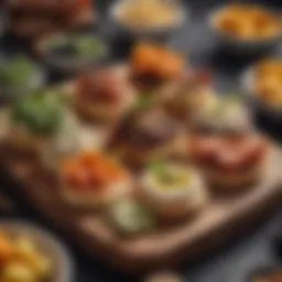 Exquisite selection of appetizers at Dutch Freds