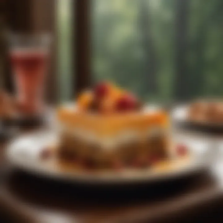 Indulgent dessert offerings at Dutch Freds