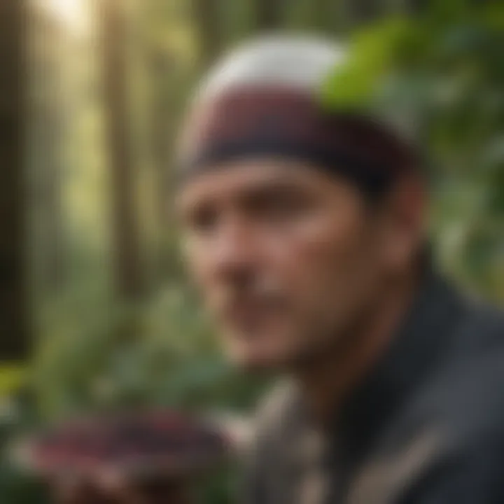 Chef Incorporating Fresh Elderberries into Culinary Creation