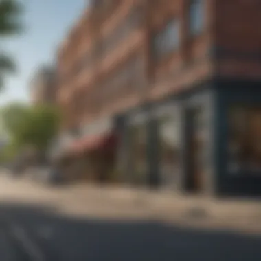 Business District: A Vital Part of Duluth's Economy Local business district with shops and services