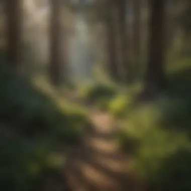 Diverse Flora in San Bernardino National Forest Lush forest landscape in San Bernardino National Forest showcasing diverse flora