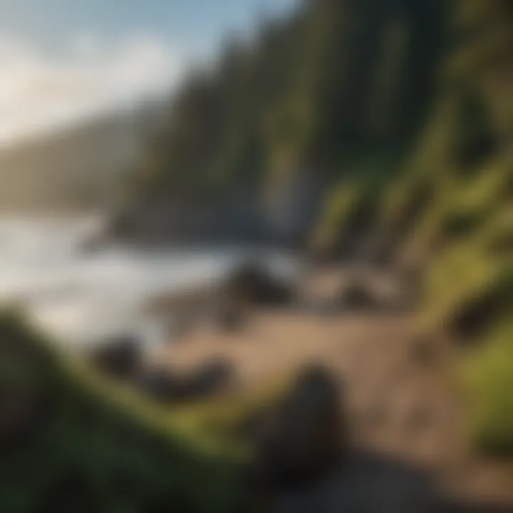Breathtaking coastline of Olympic National Park