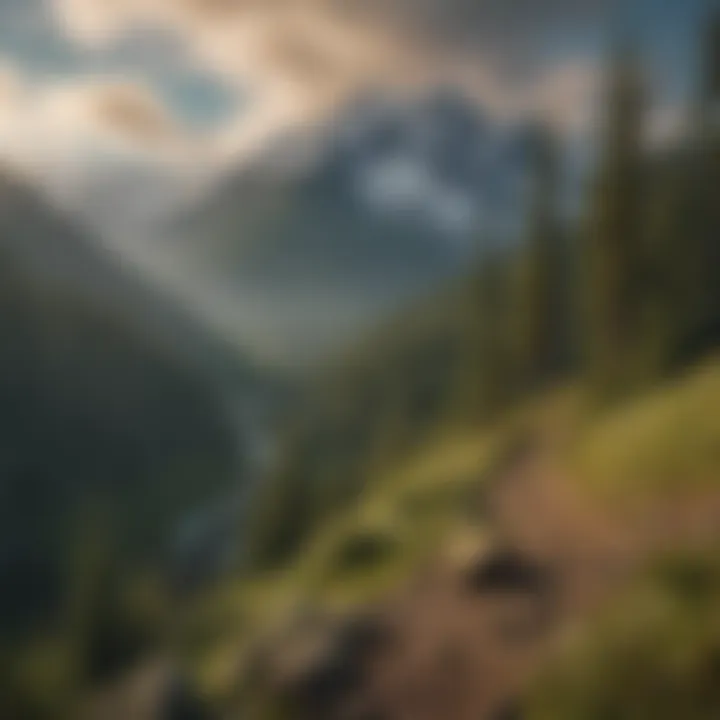 Majestic mountains in Olympic National Park