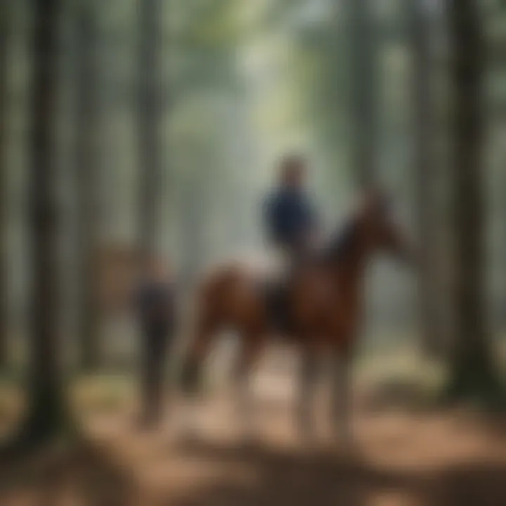 Educational workshop at an equestrian venue