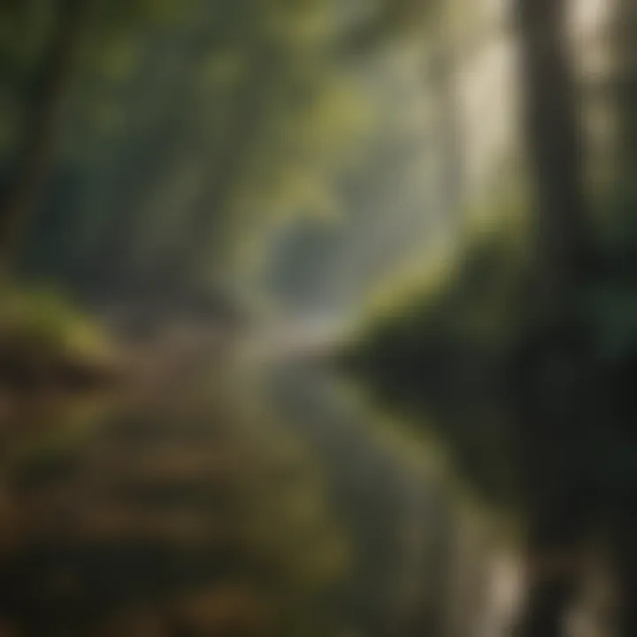 Diverse fish species in a freshwater habitat
