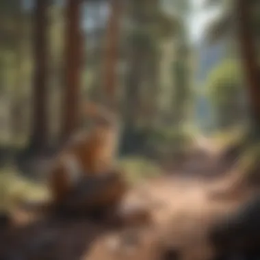 Diverse Wildlife Near Picnic Spots Wildlife spotted near a picnic area at Grand Canyon, showcasing the unique fauna